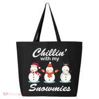 Chillin With My Snowmies Christmas 25L Jumbo Tote