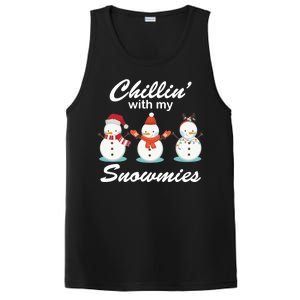 Chillin With My Snowmies Christmas PosiCharge Competitor Tank