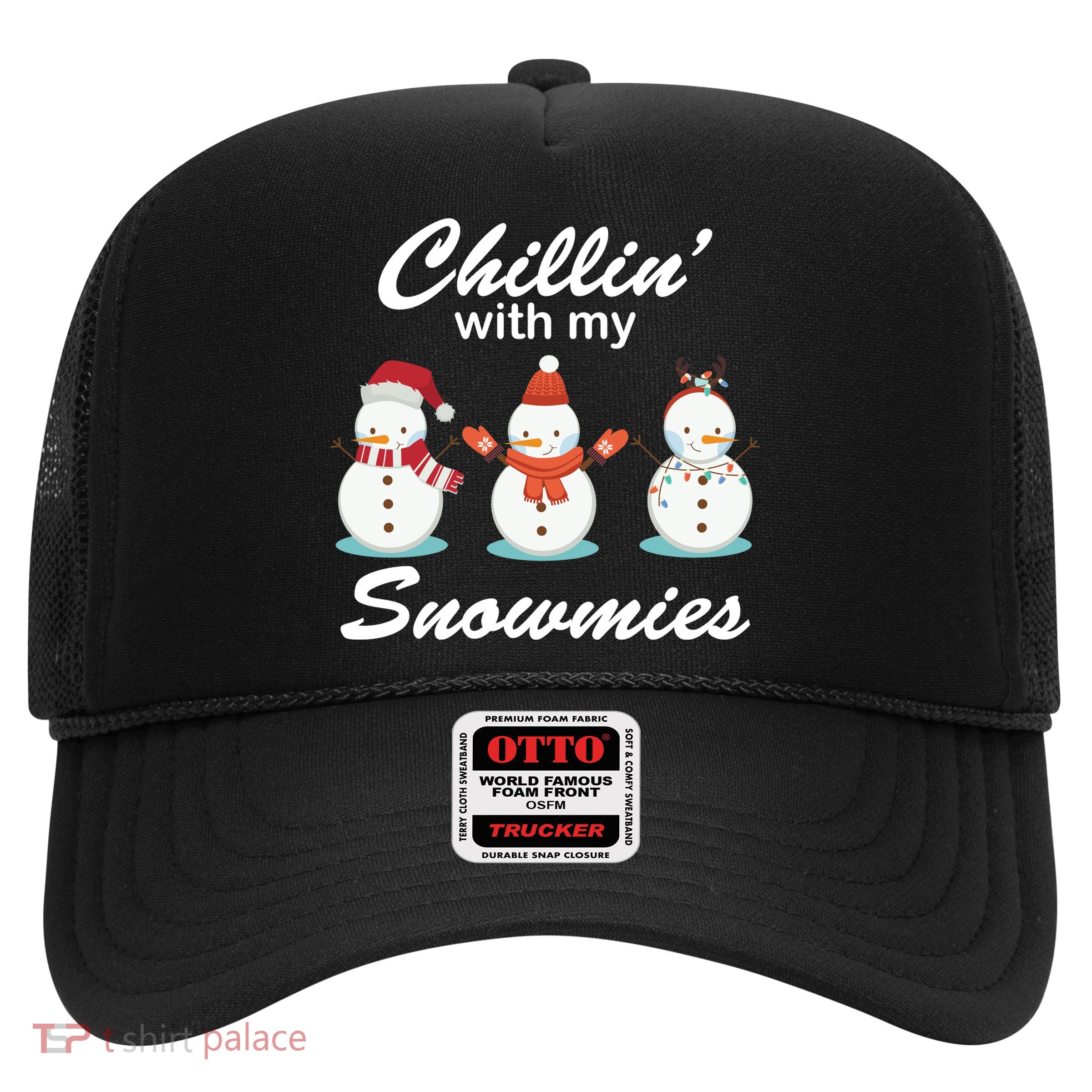 Chillin With My Snowmies Christmas Trucker Hat
