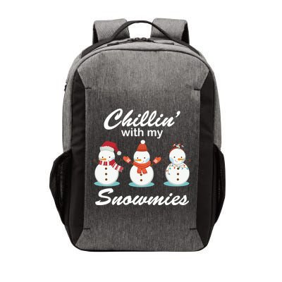 Chillin With My Snowmies Christmas Vector Backpack