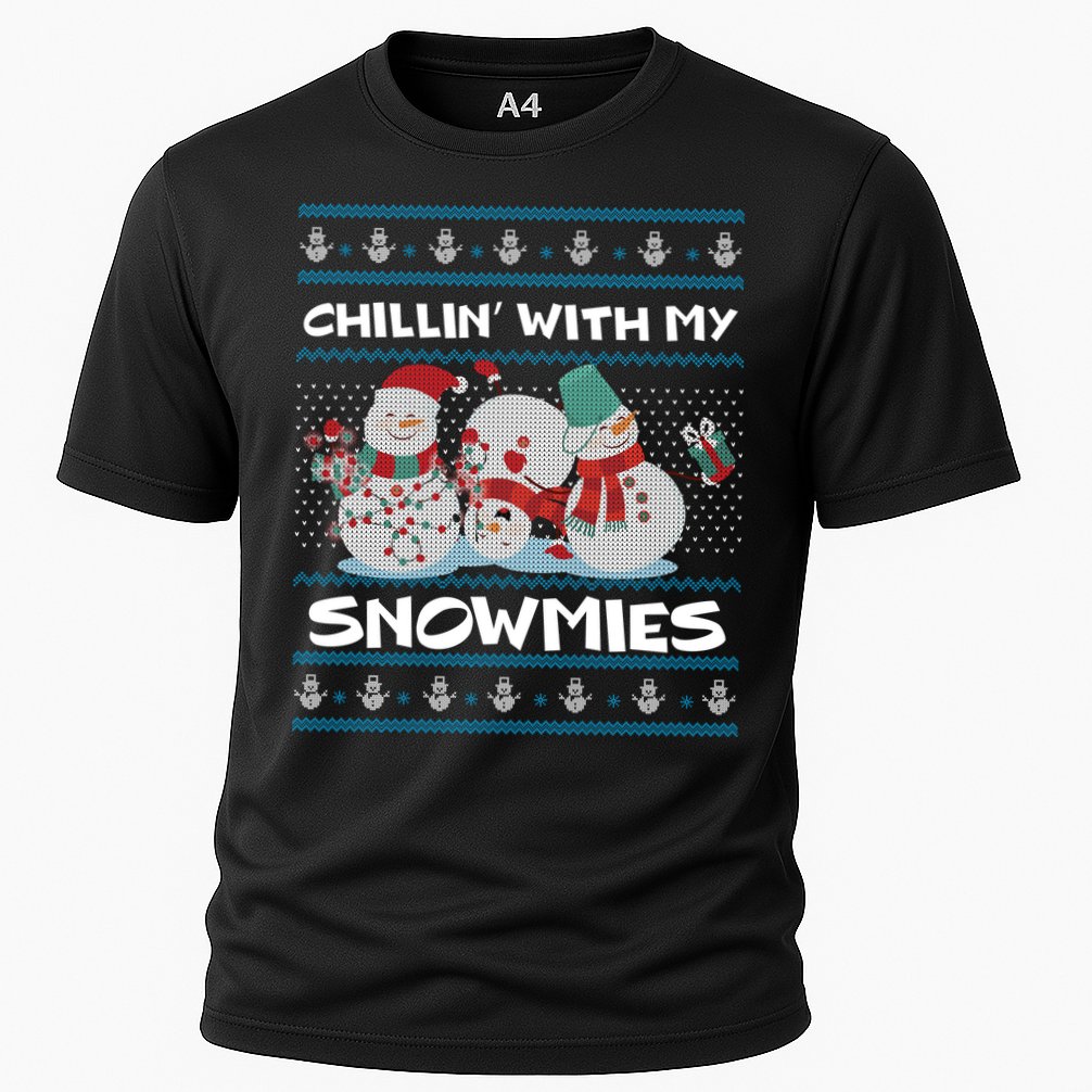 Chillin' With My Snowmies Ugly Christmas Performance Shirt