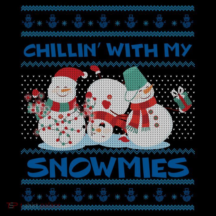 Chillin With My Snowmies Ugly Christmas Mug