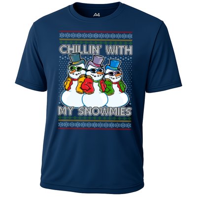 Chillin' With My Snowmies Ugly Christmas Sweater Performance Shirt