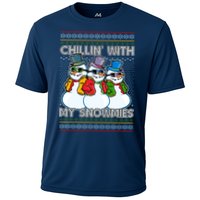 Chillin' With My Snowmies Ugly Christmas Sweater Performance Shirt