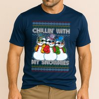 Chillin' With My Snowmies Ugly Christmas Sweater Performance Shirt