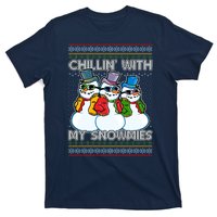 Chillin' With My Snowmies Ugly Christmas Sweater T-Shirt