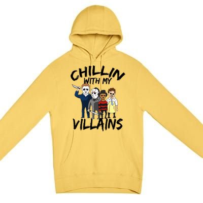 Chillin With My Villains Premium Pullover Hoodie