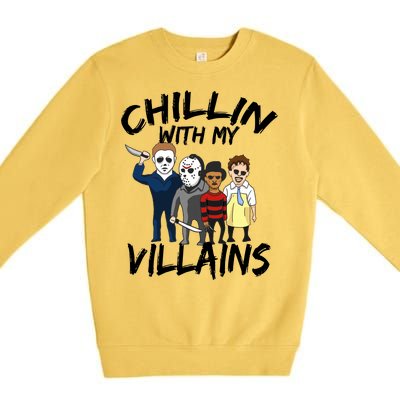 Chillin With My Villains Premium Crewneck Sweatshirt