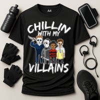 Chillin With My Villains Cooling Performance Crew T-Shirt