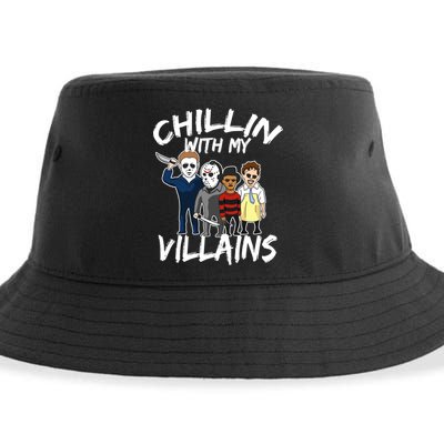 Chillin With My Villains Sustainable Bucket Hat