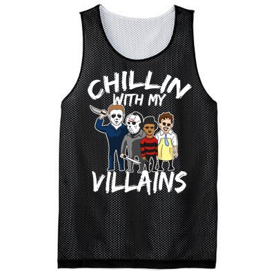 Chillin With My Villains Mesh Reversible Basketball Jersey Tank