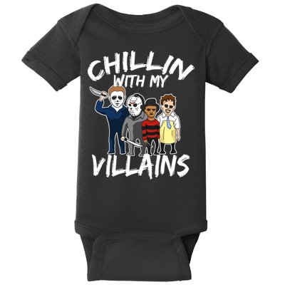 Chillin With My Villains Baby Bodysuit