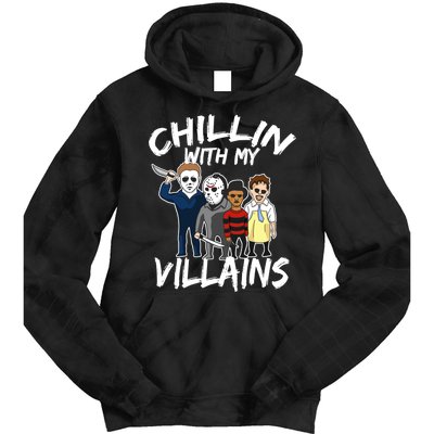 Chillin With My Villains Tie Dye Hoodie