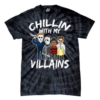 Chillin With My Villains Tie-Dye T-Shirt