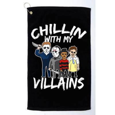 Chillin With My Villains Golf Towel