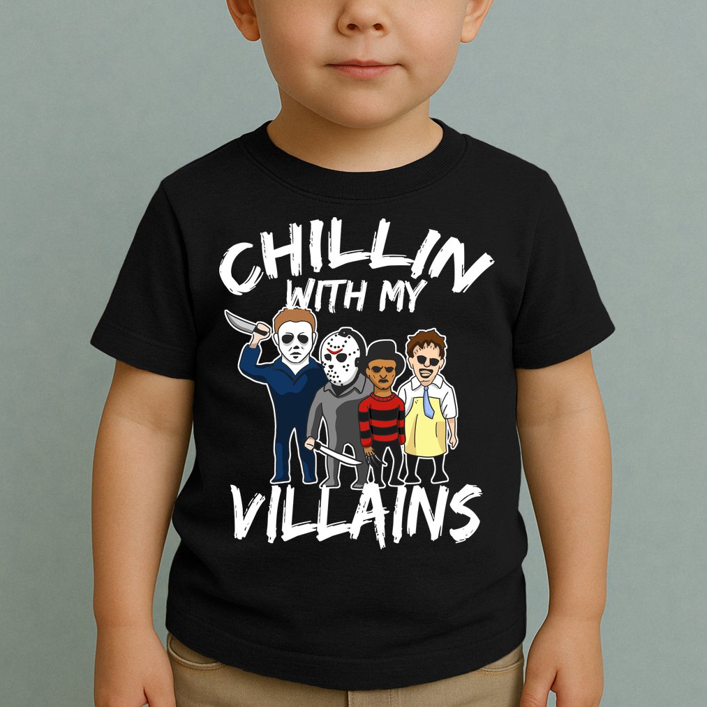 Chillin With My Villains Toddler T-Shirt