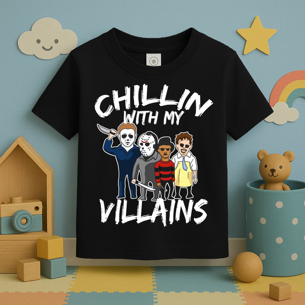 Chillin With My Villains Toddler T-Shirt