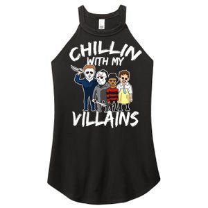 Chillin With My Villains Women’s Perfect Tri Rocker Tank