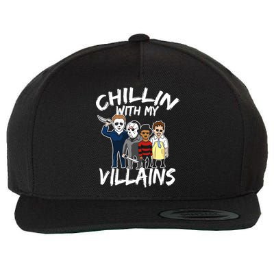 Chillin With My Villains Wool Snapback Cap