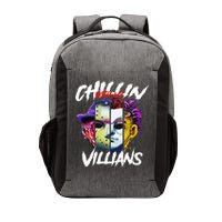 Chillin With My Villains Horror Movie Funny Vector Backpack