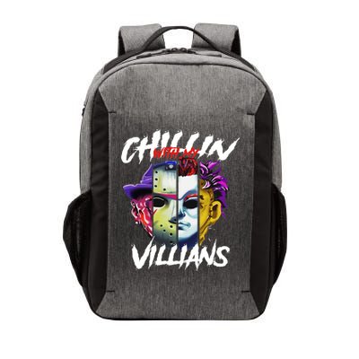 Chillin With My Villains Horror Movie Funny Vector Backpack