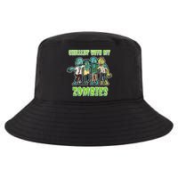 Chillin With My Zombies Cool Comfort Performance Bucket Hat