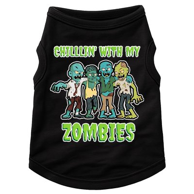 Chillin With My Zombies Doggie Tank