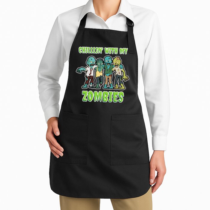 Chillin With My Zombies Apron