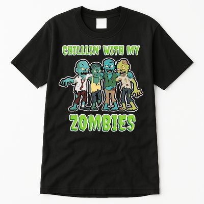Chillin With My Zombies Tall T-Shirt
