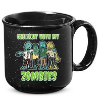Chillin With My Zombies 15oz Campfire Ceramic Mug