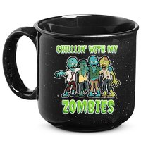 Chillin With My Zombies 15oz Campfire Ceramic Mug