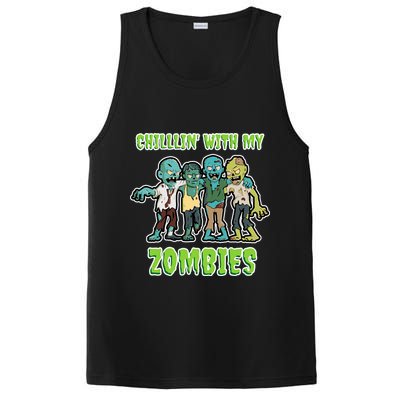 Chillin With My Zombies PosiCharge Competitor Tank