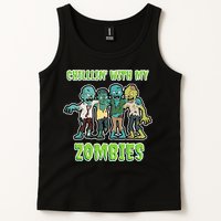 Chillin With My Zombies Tank Top