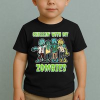 Chillin With My Zombies Toddler T-Shirt