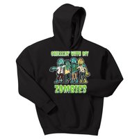 Chillin With My Zombies Kids Hoodie