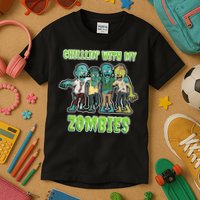 Chillin With My Zombies Kids T-Shirt