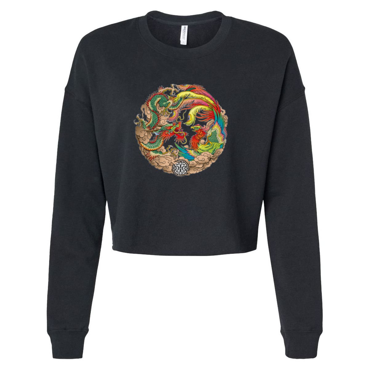 Chinese Dragon and Phoenix Yin Yang Apron
