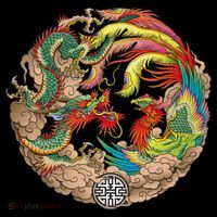 Chinese Dragon and Phoenix Yin Yang Mug