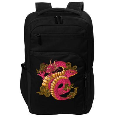 Chinese Dragon Creature Impact Tech Backpack