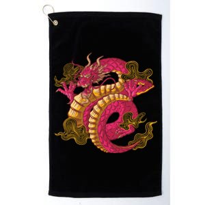 Chinese Dragon Creature Platinum Collection Golf Towel