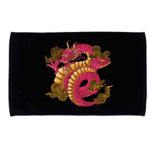 Chinese Dragon Creature Microfiber Hand Towel