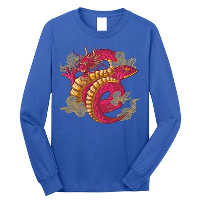Chinese Dragon Creature Long Sleeve Shirt