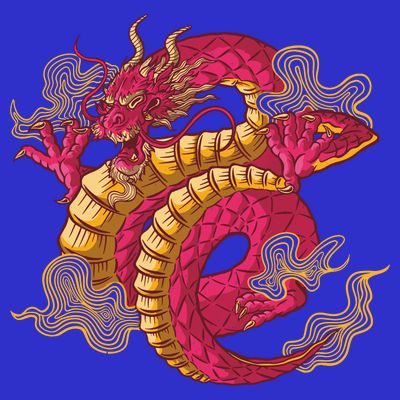 Chinese Dragon Creature T-Shirt