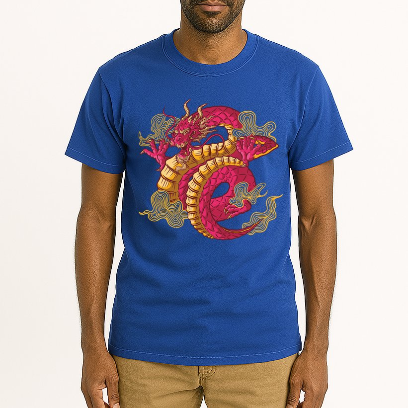Chinese Dragon Creature Tall T-Shirt