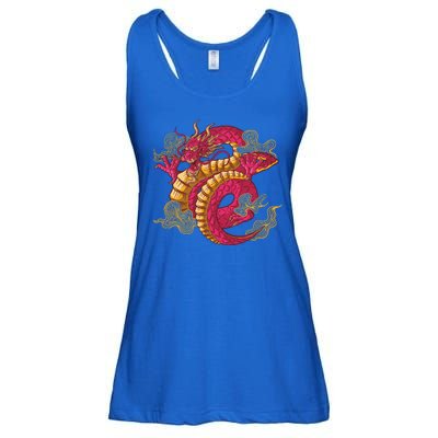 Chinese Dragon Creature Ladies Essential Flowy Tank