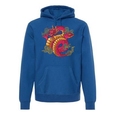 Chinese Dragon Creature Premium Hoodie