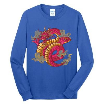 Chinese Dragon Creature Tall Long Sleeve T-Shirt