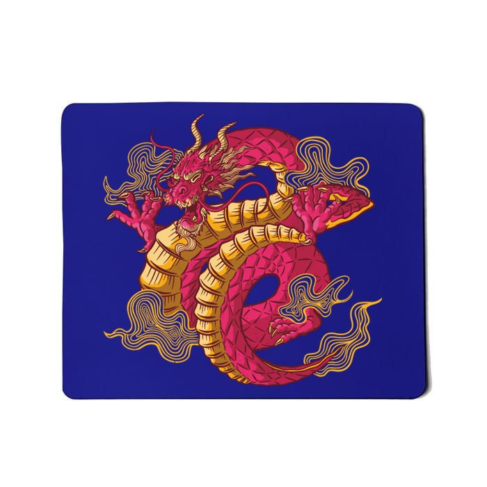 Chinese Dragon Creature Mousepad