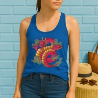 Chinese Dragon Creature Womens Tank Top