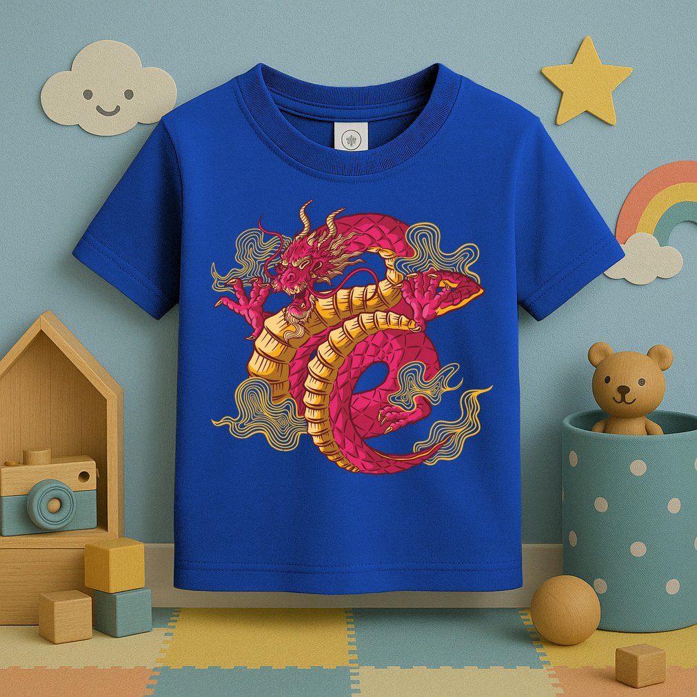 Chinese Dragon Creature Toddler T-Shirt